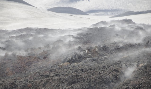 The volcano Eyjafjallajökull